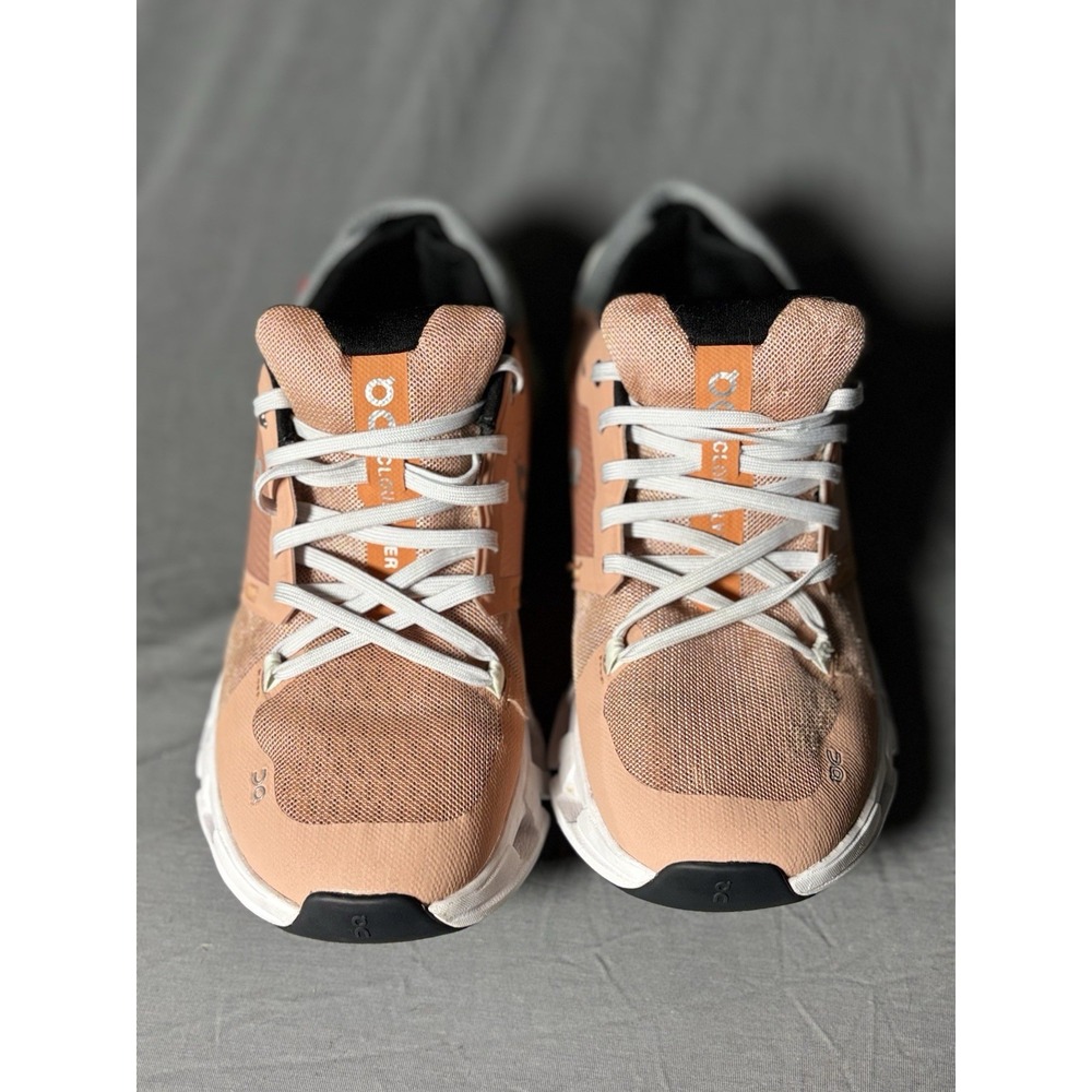 Onepiece Coral and White Athletic Sneakers